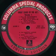 LP - Barbra Streisand / Tony Bennett / Percy Faith a.o. - Great Songs Of The 60's, Volume 1