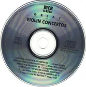 CD - Bruch / Mozart / Paganini / Bach a.o. - Great Violin Concertos