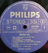 LP - Various - Greatest Hits Greatest Talents