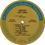 LP - Bobby Vinton a.o. - Greatest Love Songs