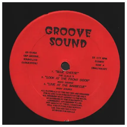 3rd Bass, The U.M.S's, Main Source - Groove Sound
