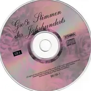 Double CD - Enrico Caruso / Elisabeth Schwarzkopf a.o. - Große Stimmen Des Jahrhunderts