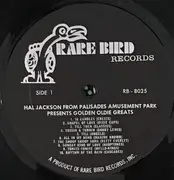 LP - Hal Jackson - Hal Jackson From Palisades Amusement Park Presents Golden Oldie Greats