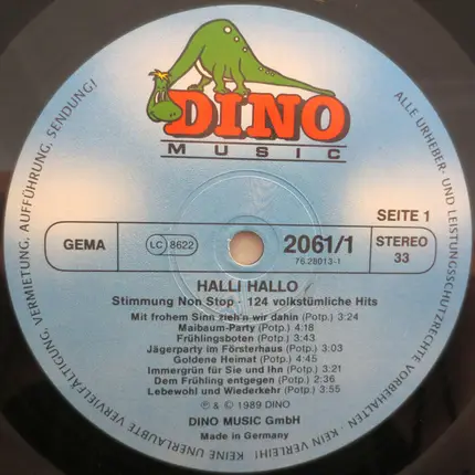 Various - Halli Hallo - Stimmung Non Stop - 124 Volkstümliche Hits