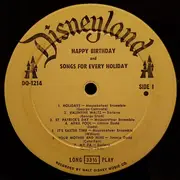 LP - Disney - Happy Birthday Songs And Songs For Every Holiday