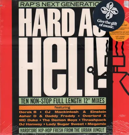 CJ Mackintosh & Einstein ,MC Duke,Thrashpack, a.o., - Hard As Hell Volume 1