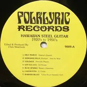 LP - Sam Ku West / Sol Hoopii a.o. - Hawaiian Steel Guitar  1920's To 1950's