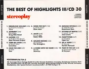CD - Elton John / Alan Parsons Project a.o. - Highlights CD 30 - The Best Of Highlights III