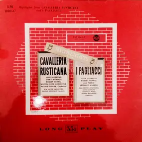 Boston Pops Orchestra - Highlights From Cavalleria Rusticana And I Pagliacci