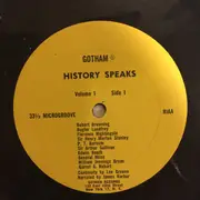 LP - Robert Browning; Bugler Landfrey, Sir Arthur Sullivan a. o. - History Speaks Vol. 1 - Mono