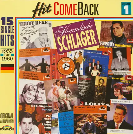Freddy Quinn, Udo Jürgens, Louis Armstrong, a.o. - Hit Come Back - Himmlische Schlager Nr. 1 - 1955-1960