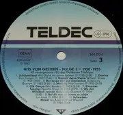 Double LP - Margot Hielscher, Vico Torriani, Lys Assia a.o. - Hits Von Gestern - Folge 1 - 1950-1955