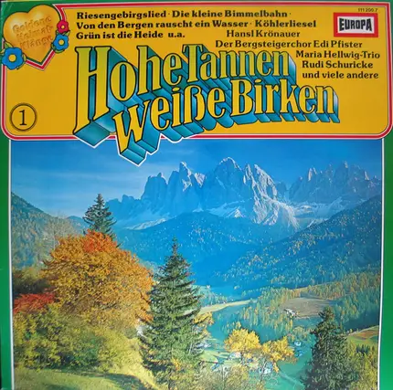 Hansl Krönauer / Rudi Schuricke / a.o. - Hohe Tannen - Weiße Birken