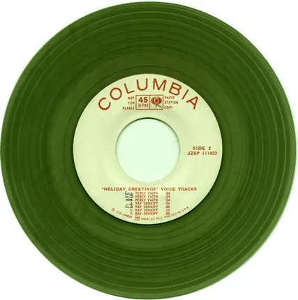 Various - 'Holiday Greetings' Voice Tracks