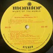 LP - Various - Hopak! Ukrainian Songs and Dances Volume 5