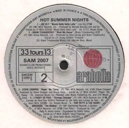 Tom Petty And The Heartbreakers / Iggy Pop a.o. - Hot Summer Nights