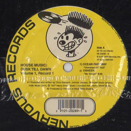 Ocean Parkway, Osheen, a.o. - House Music: Dusk Till Dawn Volume 1, Record 1