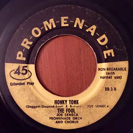 Ellis Parsons / Joe Seneca - I Want You, I Need You, I Love You / Ka Ding Dong / Honky Tonk / The Fool