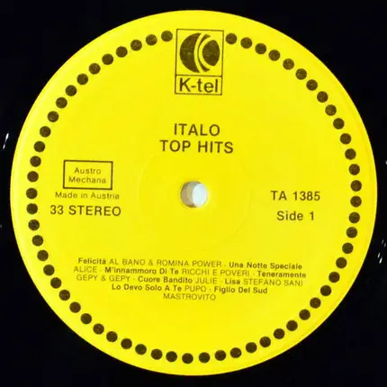 Al Bano & Romina Power, Ricchi e Poveri, Alice, a.o. - Italo Top-Hits