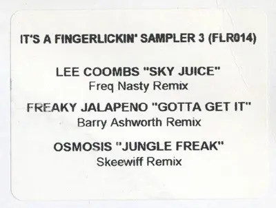 Various - It's A Fingerlickin' Sampler 3