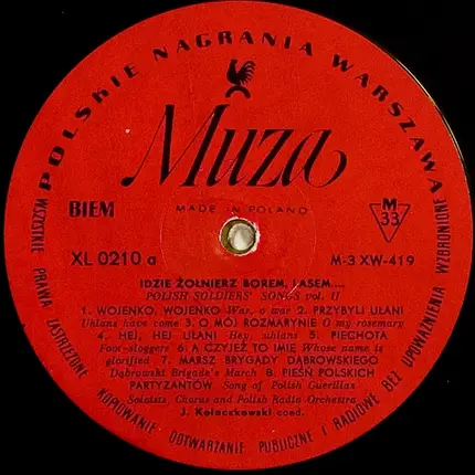 Various - Idzie Żołnierz Borem, Lasem.... / Polish Soldiers' Songs Vol. 2