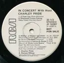 7inch Vinyl Single - Various - In Concert With Host Charley Pride - EP Promo