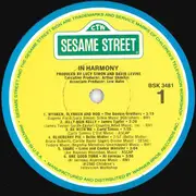 LP - The Doobie Brothers, Carly Simon, Al Jarreau a.o. - In Harmony - A Sesame Street Record