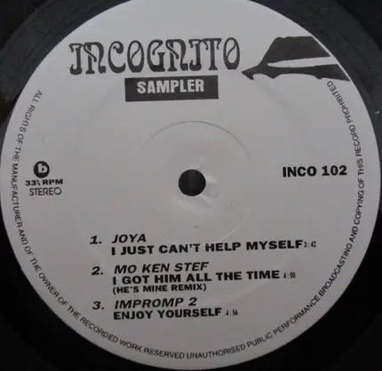 Brownstone, Lenny White, Hami a.o. - Incognito Sampler