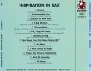 CD - Lester Young Quartet / Charlie Parker a.o. - Inspiration In Sax