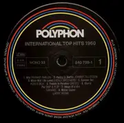 LP - Frankie Avalon, Johnny Tillotson, Everly Brothers a.o. - International Top Hits 1960