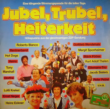 Tony Marshall, Heino, Rentnerband a.o. - Jubel, Trubel, Heiterkeit