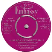 7inch Vinyl Single - Various - Juke Box Favourites No. 5 - EP