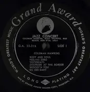 LP - Coleman Hawkins / Georgie Auld / Ben Webster - Jazz Concert