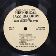 LP - Ada Brown a.o. - Jazz Bands 1926-1930