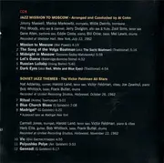 Double CD - Phil Woods, Zoot Sims, Victor Feldman - Jazz Mission To Moscow Plus Soviet Jazz Themes & Jazz At Liberty
