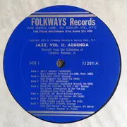 LP - Various - Jazz Volume 11: Addenda