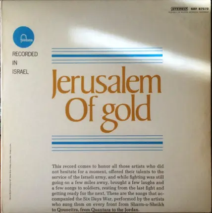 Nama Hendel / Ron Eliran a.o. - Jerusalem Of Gold