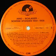 LP - Schlager Sampler - Kino Schlager - Schöne Stunden 1954 - 1956