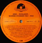 LP - Freddy Quinn, Vico Torriani a.o. - Kino Schlager - Schöne Stunden 1957 - 1958