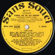 7inch Vinyl Single - Orchester Werner Peters - Kinder, Wie Die Zeit Vergeht