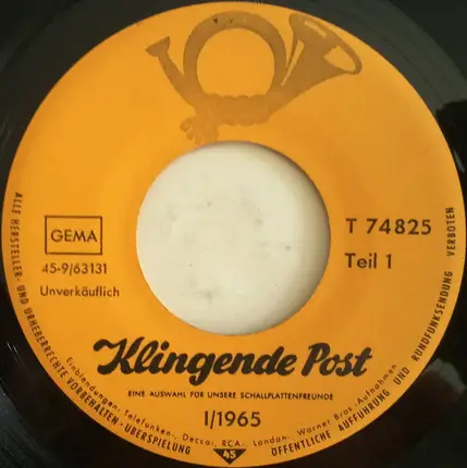 Klingende Post - Klingende Post I / 1965
