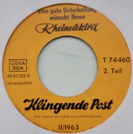 Various - Klingende Post II / 1963