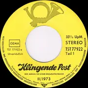 7inch Vinyl Single - Various - Klingende Post II/1973