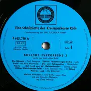LP - Various - Kölsche Evergreens 3 - Lieder Aus Dem Alten Köln - gatefold