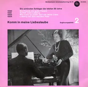 Various Artists - Komm In Meine Liebeslaube (Die Schönsten Schlager Der Letzten 50 Jahre) Ergänzungsplatte 2