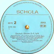 LP - Various - Lyrik Klassen 2 Bis 4