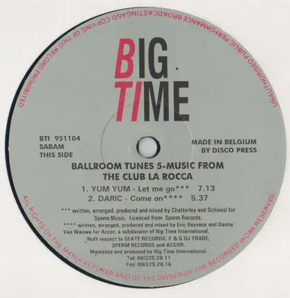 Castle Trancelott, Robert Miles, a.o. - La Rocca 5 - Ballroom Tunes