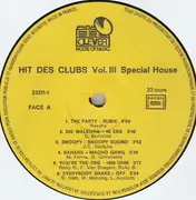 LP - Rubix, Jungle Brothers, 49ers, Dirty harry - Le Hit Des Clubs Vol. 3 - Special House Music