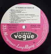 LP - Don Fardon, Tony Danieli a.o. - Le Palmares Des Succès 69