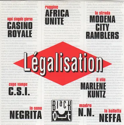 Casino Royale / Modena City Ramblers / Negrita a.o. - Légalisation